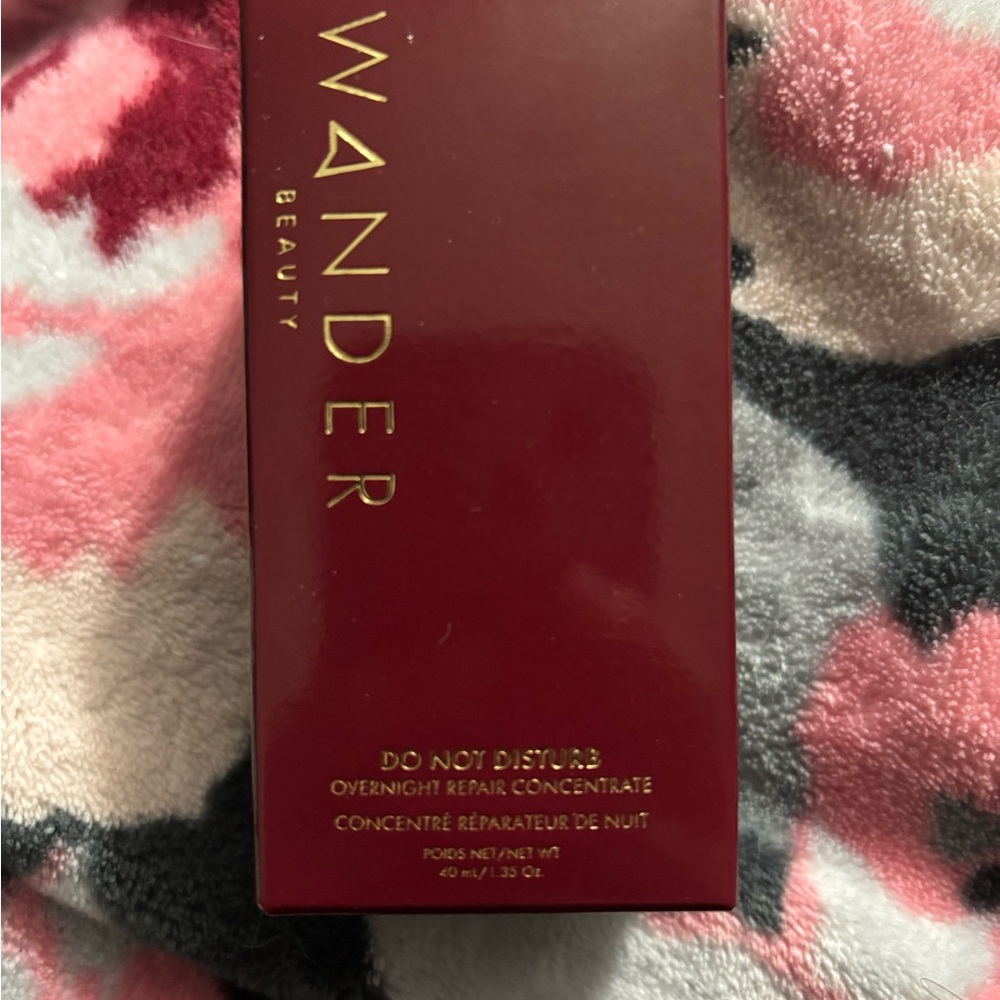 Wander Beauty 'Do Not Disturb' Overnight Repair Concentrate - Burgundy